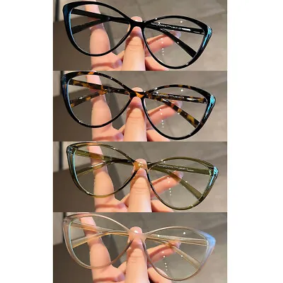 4Pk Women's Myopia Glasses Nearsighted Fashion Cat's Eye Minus Distance Eyeglass • $14.93