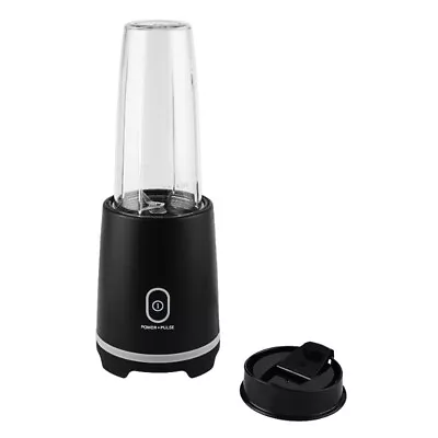 Black Single-Serve Blender With 1 Travel Lid 16 Oz New • $14.82