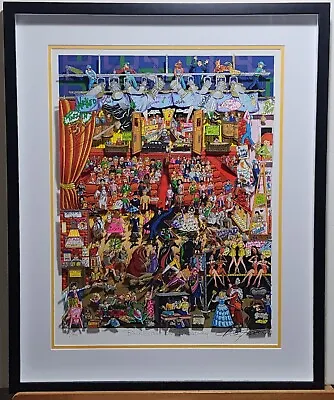 Charles Fazzino  Backstage On Broadway  3d Construction Serigraph H/s Framed Coa • $2250