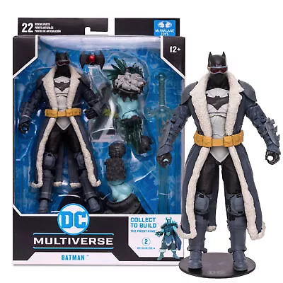 DC Multiverse McFarlane Toys 7  Figure - Endless Winter BAF (Frost King)- Batman • $49.95