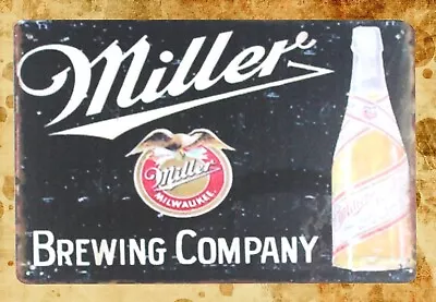  Miller Brewing Company Milwaukee High Life Beer Metal Cabin Tin Signs • $18.77