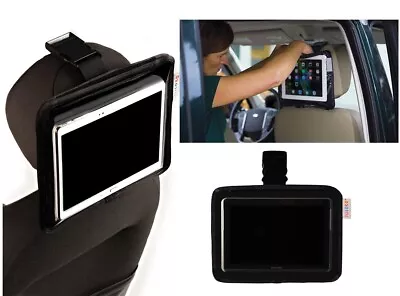 Universal In-Car Backseat Headrest Mount Holder 7” To 10.2” Tablet IPad Samsung • £9.47