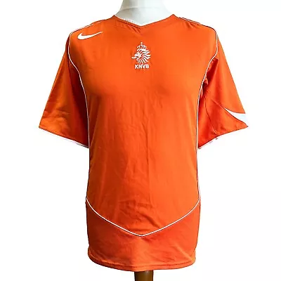 HOLLAND 2004/06 Nike Home Football Shirt Jersey (M) International Netherlands • £59.99