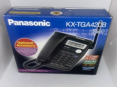 Panasonic  KX-TGA420B  4 Line Base Unit Desk Phone System - NEW IN BOX SEALED • $79.95