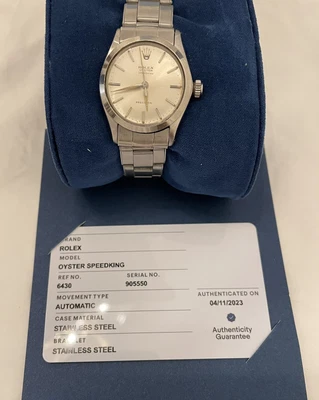 $2000 • Buy Rolex Oyster Speedking Watch - 6430