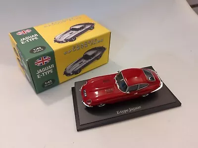 Atlas Editions -jaguar E Type  - 1/43 Scale - Classic Sport Car Collection • £4.95