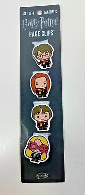 New Re-Marks Harry Potter Magnetic Page Clips Booksmarks Set Of 4 • $3.20