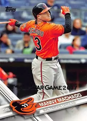 Manny Machado 2017 Topps All-Star 649  Baltimore Orioles  Baseball Card • $1