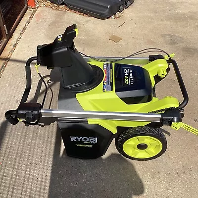 RYOBI 40v HP Brushless WHISPER 21” Snow Blower W/(2)7.5 Batts & Charger NEW • $500