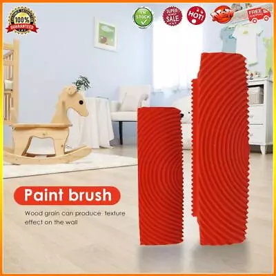 2pcs Wall Paint Runner Roller Brushes Household Wall Decorative DIY Tools Set • £8.72