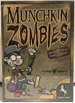 Munchkin Zombies Basic And Expansion German Card Game (280 Cards) Brand New • $9.99