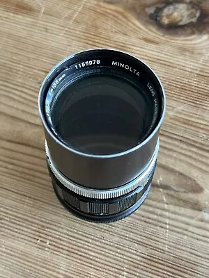 Vintage Minolta 135mm F 2.8 Lens • $10