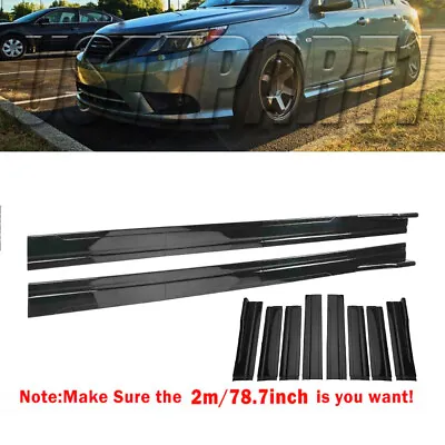 78.7  Side Skirt Extension Splitter Rocker Panel Lip For Saab 9-3 9-5 2000-11 • $49.95