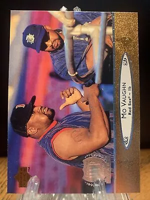 1996 Upper Deck Baseball #18 Mo Vaughn A.L. MVP Boston Red Sox • $1.59