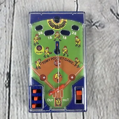 Vintage 1987 Handheld Game Tomy Pocket Game  Baseball By Milton Bradley • $25