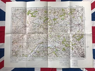 Vintage WW2 Kington Hereford  1940 Linen Backed OS Sheet 80 • £9.99