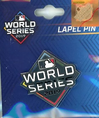 2019 World Series Logo Pin Houston Astros Washington Nationals NL Vs AL MLB PSG • $5.99
