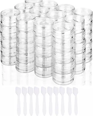 10g/10ml 50PCS Sample Pot For CosmeticsLeak Proof Mini Makeup Cosmetic Sample + • £14.36