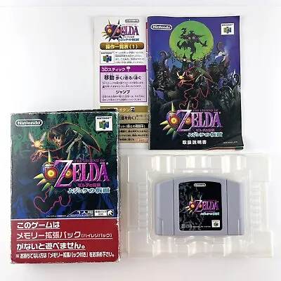 The Legend Of Zelda Majora's Mask Japan Boxed Nintendo 64 N64 Game • $89.49