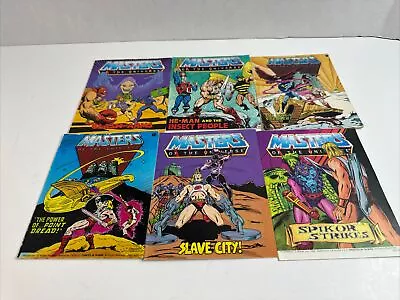 VINTAGE He-Man Masters Of The Universe MOTU Mini Comic Book Lot Of 6 • $24.99