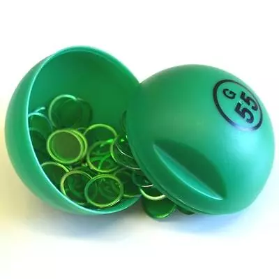 Bingo Chips Magnetic Pick-Up Green Ball W/100 Chips • $10.99