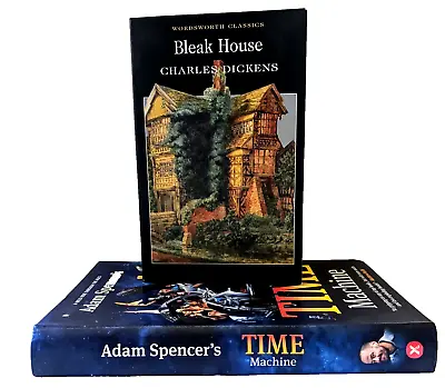 Bleak House By Charles Dickens Paperback Time Machine By Adam Spencer Hardcover • $27.97