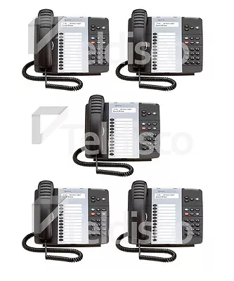 Mitel Phone Bundle: 5 X Mitel 5212 IP Phone Dual Mode (50004890) • $181.75