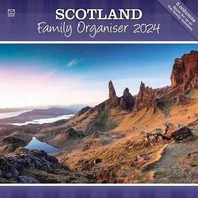 Scotland Family Organiser 2024 - Regional - Month To View • £8.48