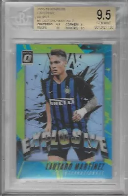 2018-19 Lautaro Martinez Explosive Silver Rookie RC BGS 9.5 RARE • $52