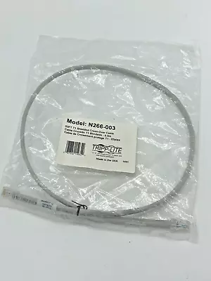 Tripplite 3 FT 3' 0.9m T1 Shielded Cross-Over Cord Cable N266-003 FREE SHIP • $17.95