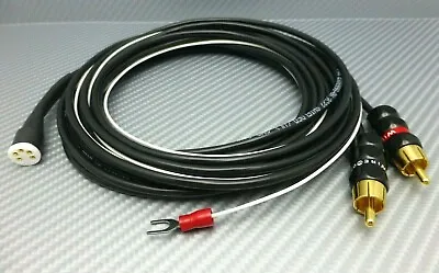 $99.99 • Buy Cardas Belden 2.5 Meter Tone Arm Phono Cable 5 Pin Female DIN To WireWorld RCAs