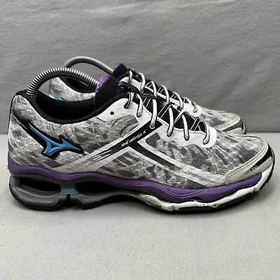 Mizuno Wave Creation 15 Womens Size 8.5 Shoes Gray Athletic Running Sneakers • $40