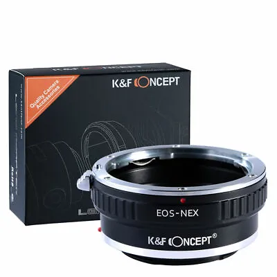 K&F Concept Adapter For Canon EOS EF Lens To Sony E NEX A5000 A6000 A72 A7R3 A7c • $23.90