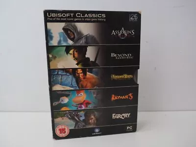 Ubisoft 5 Game Bundle Assassins Creed Far Cry Rayman Prince Persia Beyond Evil • £14.95