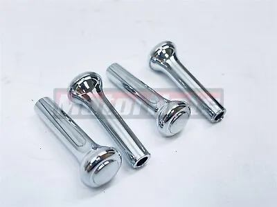 4x Door Lock Knobs Universal Hot Rat Rod Street Rod Chevy Ford Mopar Chrome OEM • $9.98