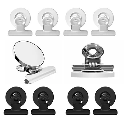 £2.69 • Buy Magnetic Clips Bulldog Paper Note Fridge Memo Notes Clip Home Office Stationery