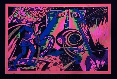 DOCTOR STRANGE 20x30 MODERN BLACK LIGHT ART MARVEL COMICS POSTER 2021 • $49.99