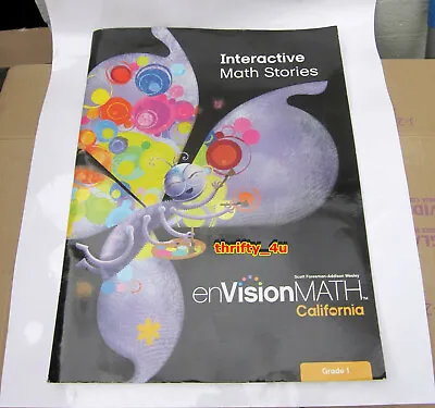 Pearson Interactive Math Stories Big Book Grade 1 California 2009 USED • $5.37