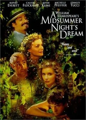 A Midsummer Night's Dream W Kevin Kline (DVD)-You CHOOSE WITH OR WITHOUT A CASE • $1.99
