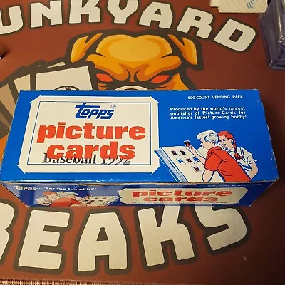 1992 Topps Baseball Card Vending Pack/Box W 500 Cards Unsearched 5 Gold Cards • $9.99