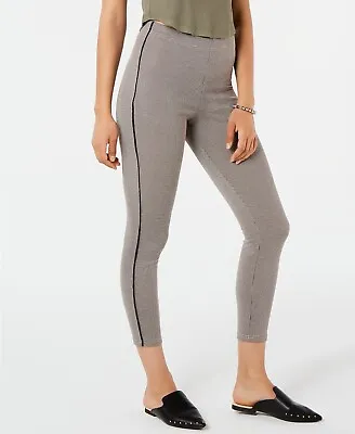 Hue 252612 Women's Houndstooth Knit High-Waist Cropped Skimmer Leggings Size L • $32.30