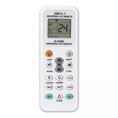 1000 In 1 Universal Remote Control K-1028E AC Digital LCD For Air Conditioner • $6.64