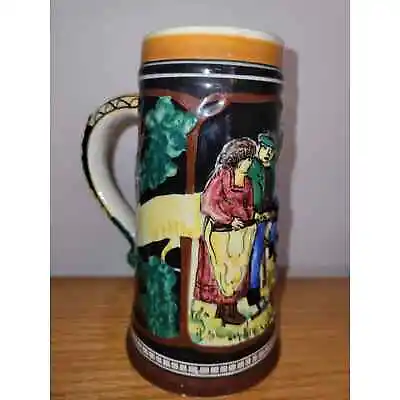 HAND PAINTED MARMACA REP. S. ARNO CERAMIC BEER STEIN 7 Inches Tall • $17