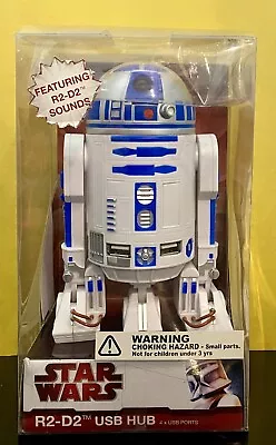 Star Wars R2-D2 USB Hub 4 Port USB With Sounds 2009 Edition NEW IN BOX • $69.99