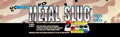 Metal Slug Arcade Marquee 26  X 8  • $22.95