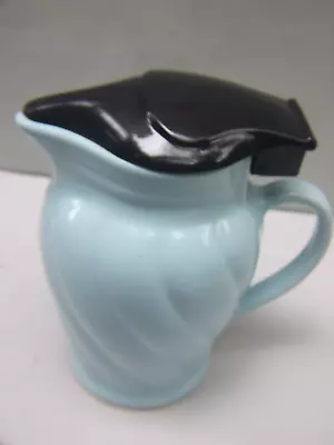 Australian  Pottery Blue Electric Jug Kettle  Black Plastic Top  1940's Vintage • $94