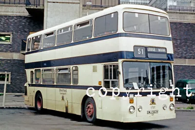 £0.99 • Buy Bus Photo - South Yorkshire PTE Sheffield DWJ563V Leyland Atlantean Roe