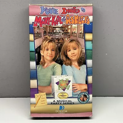 Mary-Kate & Ashley Mall Party 1998 Screener VHS Video Tape Screening Copy RARE! • $39.99