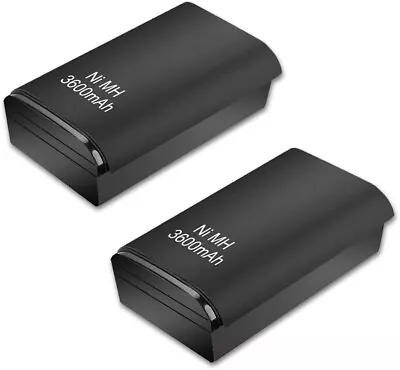 2pcs 3600mAh Rechargeable Ni-MH Battery Replacement For Xbox 360 Controller • $11.99