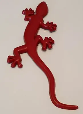 New Quality 3D Metal Lizard Gecko Funny Car Sticker Chromed Badge - RED • $6.09